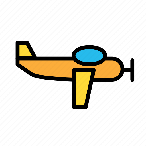 Army, plane, propeller, side, war, weapon icon - Download on Iconfinder