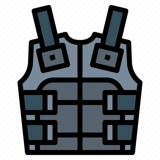 Armor, body, clothing, military, protection icon - Download on Iconfinder