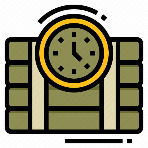 Bomb, dynamite, military, timer icon - Download on Iconfinder