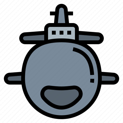 Marine, military, submarine, war, weapon icon - Download on Iconfinder
