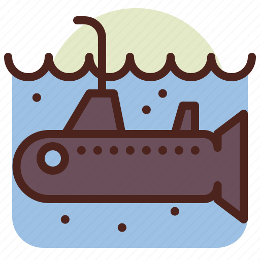 Submarine, underwater, war, conflict, combat icon - Download on Iconfinder