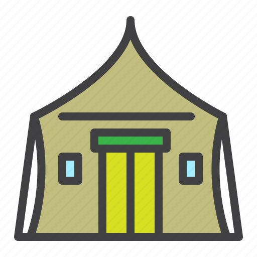 Evacuation, tent, safety, shelter icon - Download on Iconfinder
