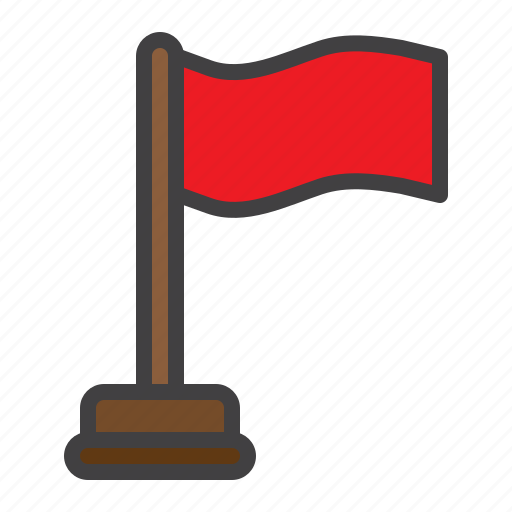 Red, flag, military, tag icon - Download on Iconfinder