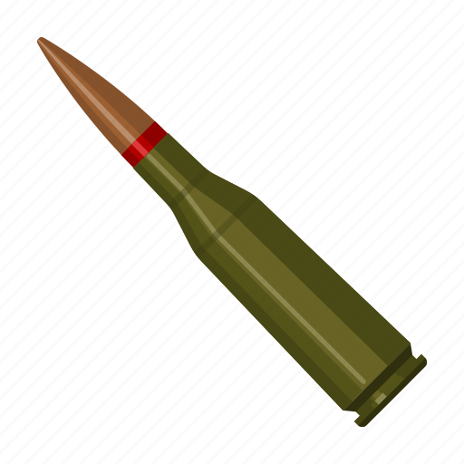 Armament, army, bullet, cartridge, military, uniform, weapon icon - Download on Iconfinder