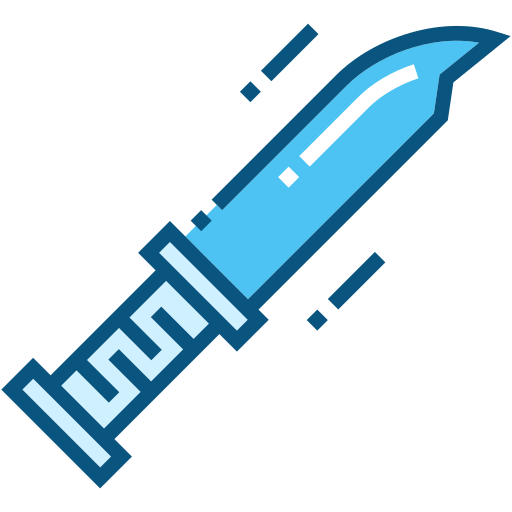 Knife, weapon, gun, military, sword, kitchen, cooking icon - Free download