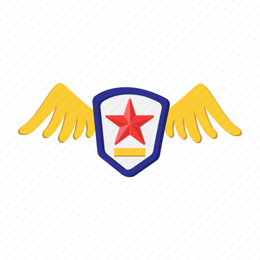 Arms, cartoon, fly, heraldic, medal, military, star icon - Download on Iconfinder