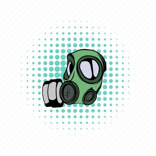 Army, comics, gas, mask, military, protection, war icon - Download on Iconfinder