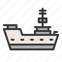 army, battleship, force, military, ship, vehicle, warship