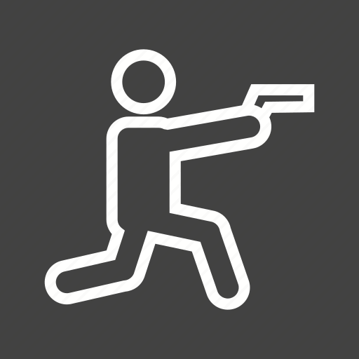Gun, hunting, police, rifle, shooting, sport, weapon icon - Download on Iconfinder