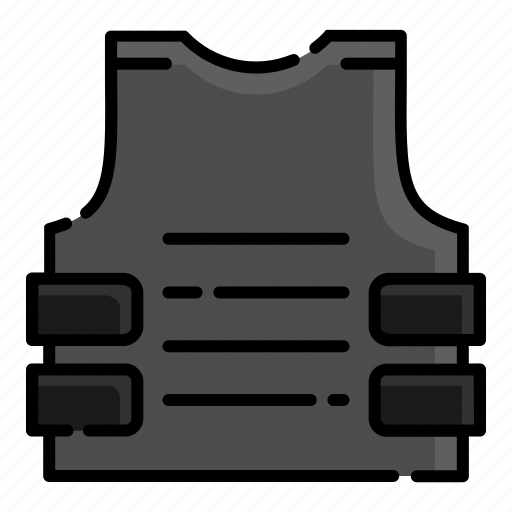 Bulletproof, equipment, military, protection, safety, vest icon - Download on Iconfinder
