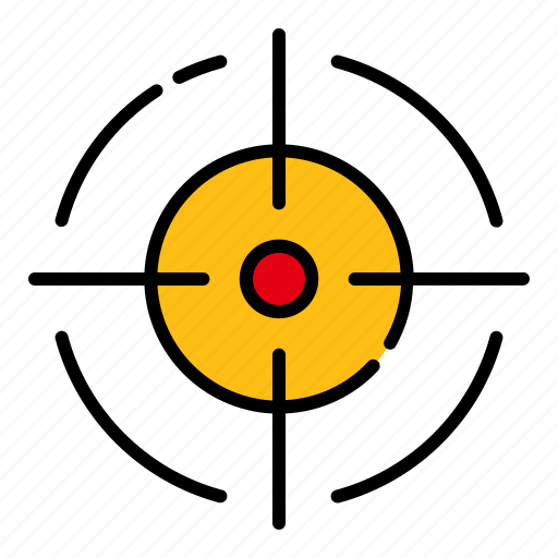 Aim, bullseye, focus, goal, military, shooting, target icon - Download on Iconfinder
