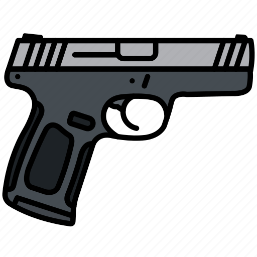 Gun, hand, military, pistol, weapon icon - Download on Iconfinder