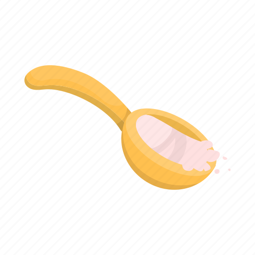 Cottage cheese, food, milk, product, spoon icon - Download on Iconfinder