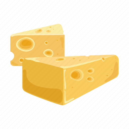 Cheese, cooking, dairy product, dish, food, milk, piece icon - Download on Iconfinder