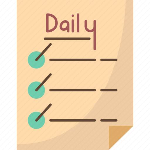 Daily, goal, planning, schedule, task icon - Download on Iconfinder