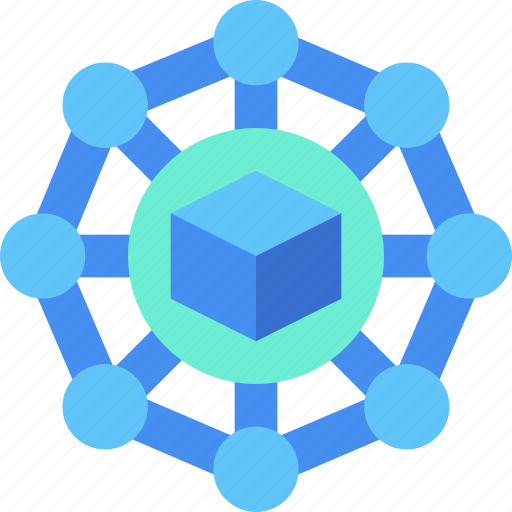 Blockchain, connection, network, centralized, crypto, cryptocurrency, digital currency icon - Download on Iconfinder