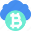 cloud, network, database, bitcoin, crypto, cryptocurrency, digital currency 
