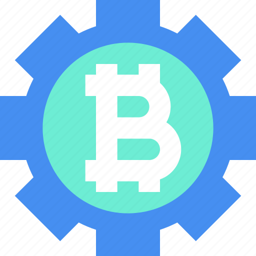 Gear, process, management, bitcoin, crypto, cryptocurrency, digital currency icon - Download on Iconfinder