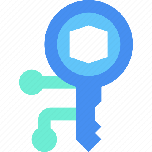 Key, digital key, protection, secure, crypto, cryptocurrency, digital currency icon - Download on Iconfinder