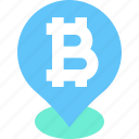 pin location, map, pointer, bitcoin, crypto, cryptocurrency, digital currency