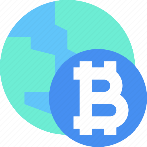 World wide, international, globe, bitcoin, crypto, cryptocurrency, digital currency icon - Download on Iconfinder