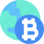 world wide, international, globe, bitcoin, crypto, cryptocurrency, digital currency 