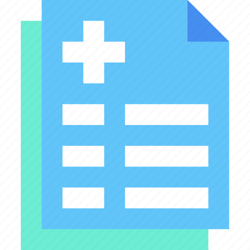 Medical report, medical records, document, file, patient, hospital, clinic icon - Download on Iconfinder