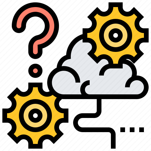 Cloud, confuse, mark, puzzle, question icon - Download on Iconfinder
