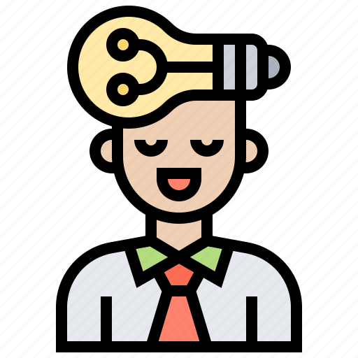 Business, creative, idea, man, thinking icon - Download on Iconfinder
