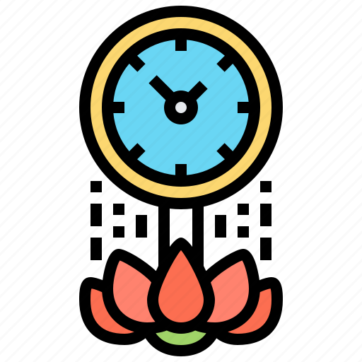 Endurance, lotus, meditation, patience, time icon - Download on Iconfinder