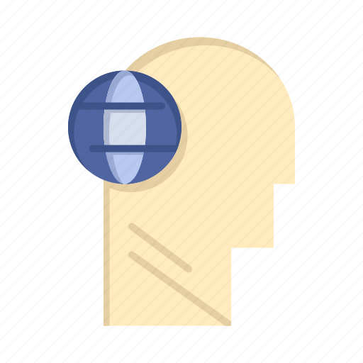 Business, globe, head, mind, think icon - Download on Iconfinder