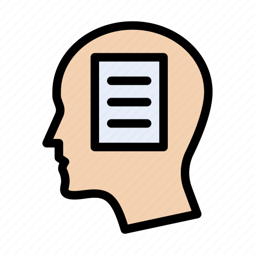 Mindset, reading, book, studying, brain icon - Download on Iconfinder
