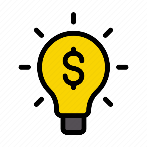 Solution, idea, creative, dollar, bulb icon - Download on Iconfinder