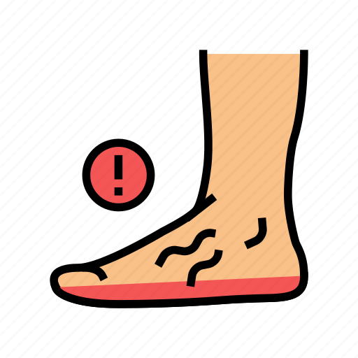 Disease, feet, orthopedic, insoles, shoes, inward icon - Download on Iconfinder