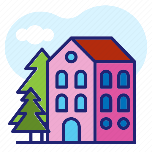 Building, construction, city, office, urban, house, property icon - Download on Iconfinder