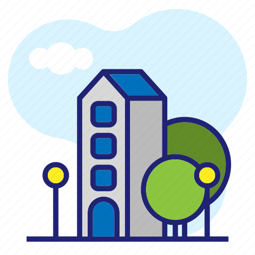 Building, office, urban, skyscraper, construction, architecture, real estate icon - Download on Iconfinder