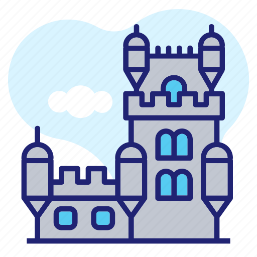 Building, tower, belem, castle, manor, architecture, landmark icon - Download on Iconfinder