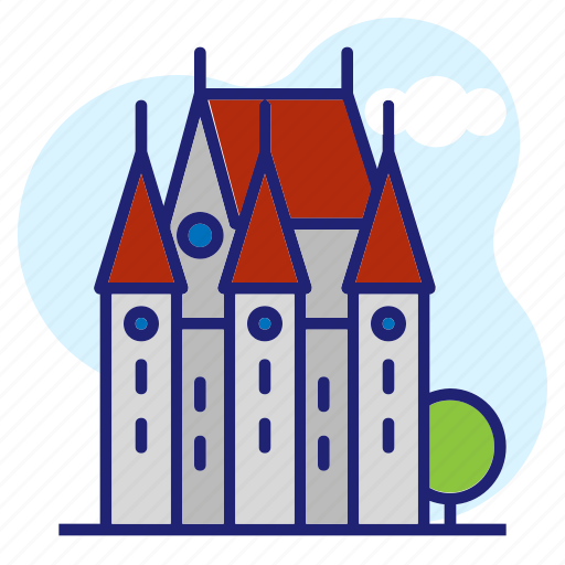 Fortress, castle, tower, palace, manor, architecture, landmark icon - Download on Iconfinder