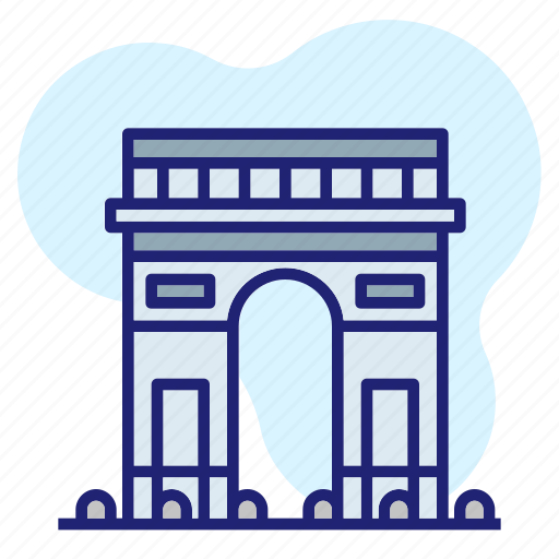 France, arc, de, triomphe, paris, francia, french icon - Download on Iconfinder