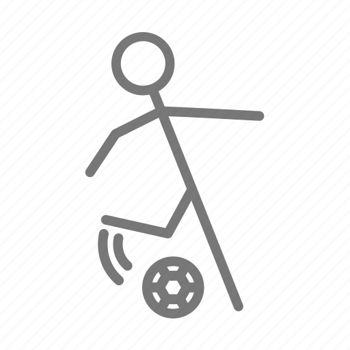 Athlete, football, play, soccer, soccer player, soccer ball icon - Download on Iconfinder