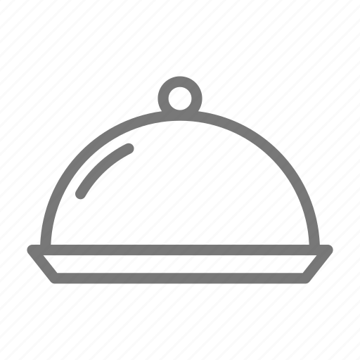 Cloche, food, metal, room service, food service icon - Download on Iconfinder