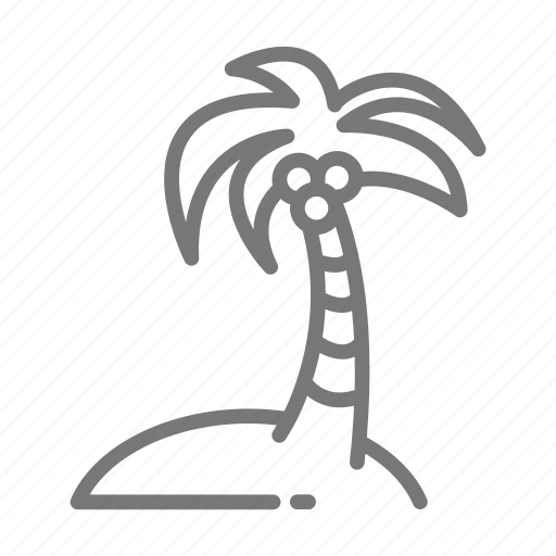 Cruise, island, palm, palm tree, tropical island icon - Download on Iconfinder