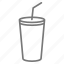 cup, drink, soda, soft drink, straw, takeout, restaurant 
