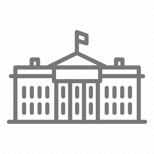 American, democracy, president, white house icon - Download on Iconfinder