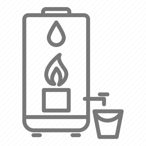 Home, maintenance, drain, hot water heater icon - Download on Iconfinder