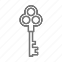 key, lock, skeleton, vintage, skeleton key, vintage key