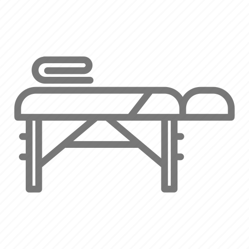 Massage, relax, spa, massage table, spa table icon - Download on Iconfinder