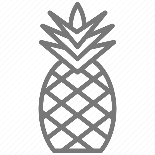 Fruit, pineapple, whole icon - Download on Iconfinder