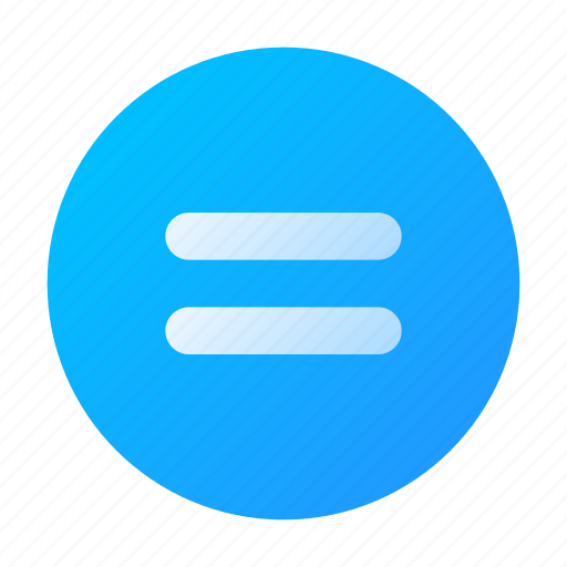 Equal, circle, sign icon - Download on Iconfinder