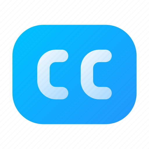 Cc, caption, closed icon - Download on Iconfinder